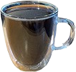 A cup of coffee is shown in this picture.